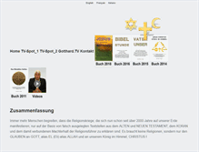 Tablet Screenshot of monotheismus.org